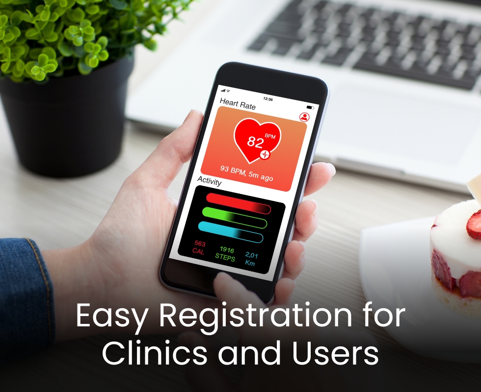 Easy Registration for Clinics and Users
