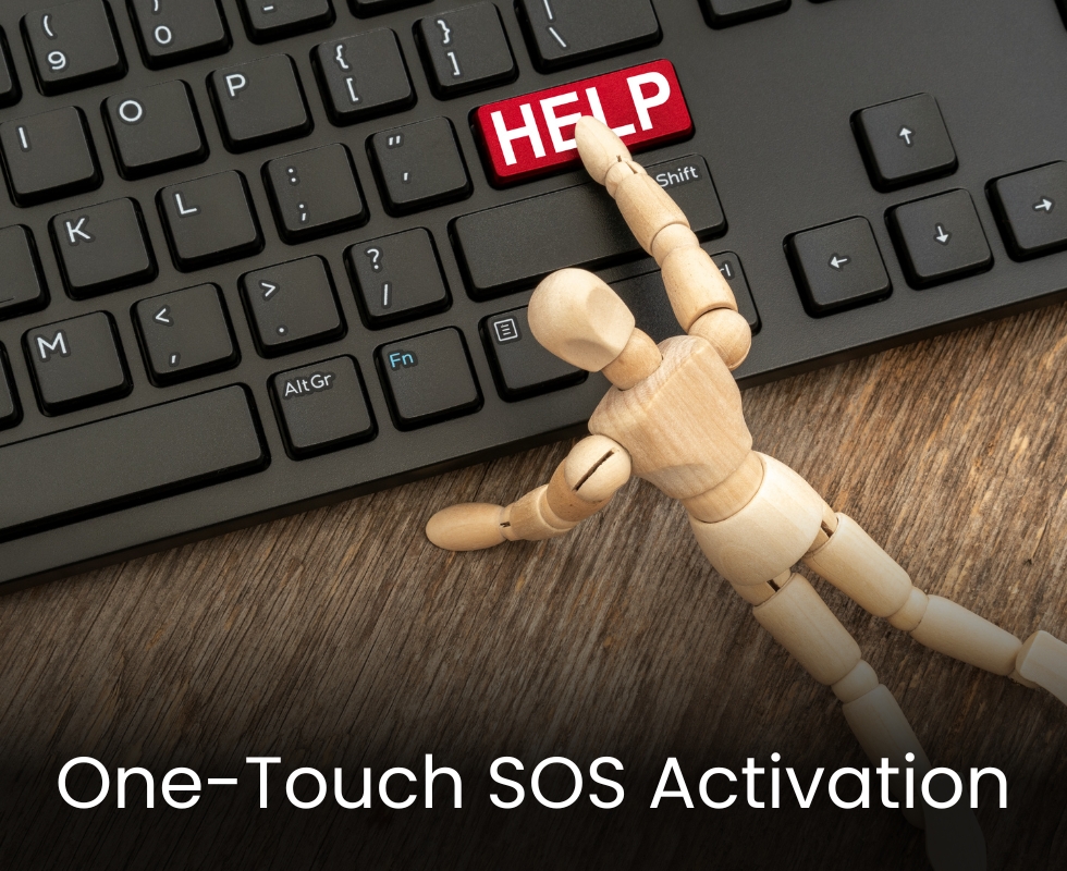 One-Touch SOS Activation
