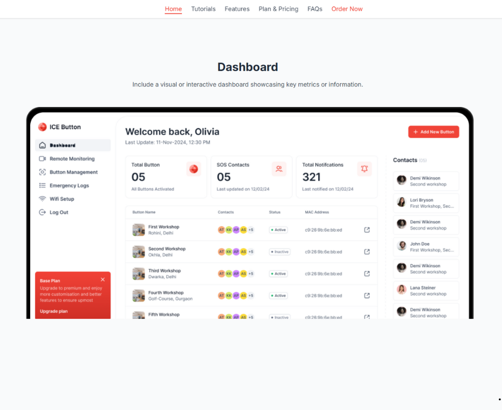 Home Page Features