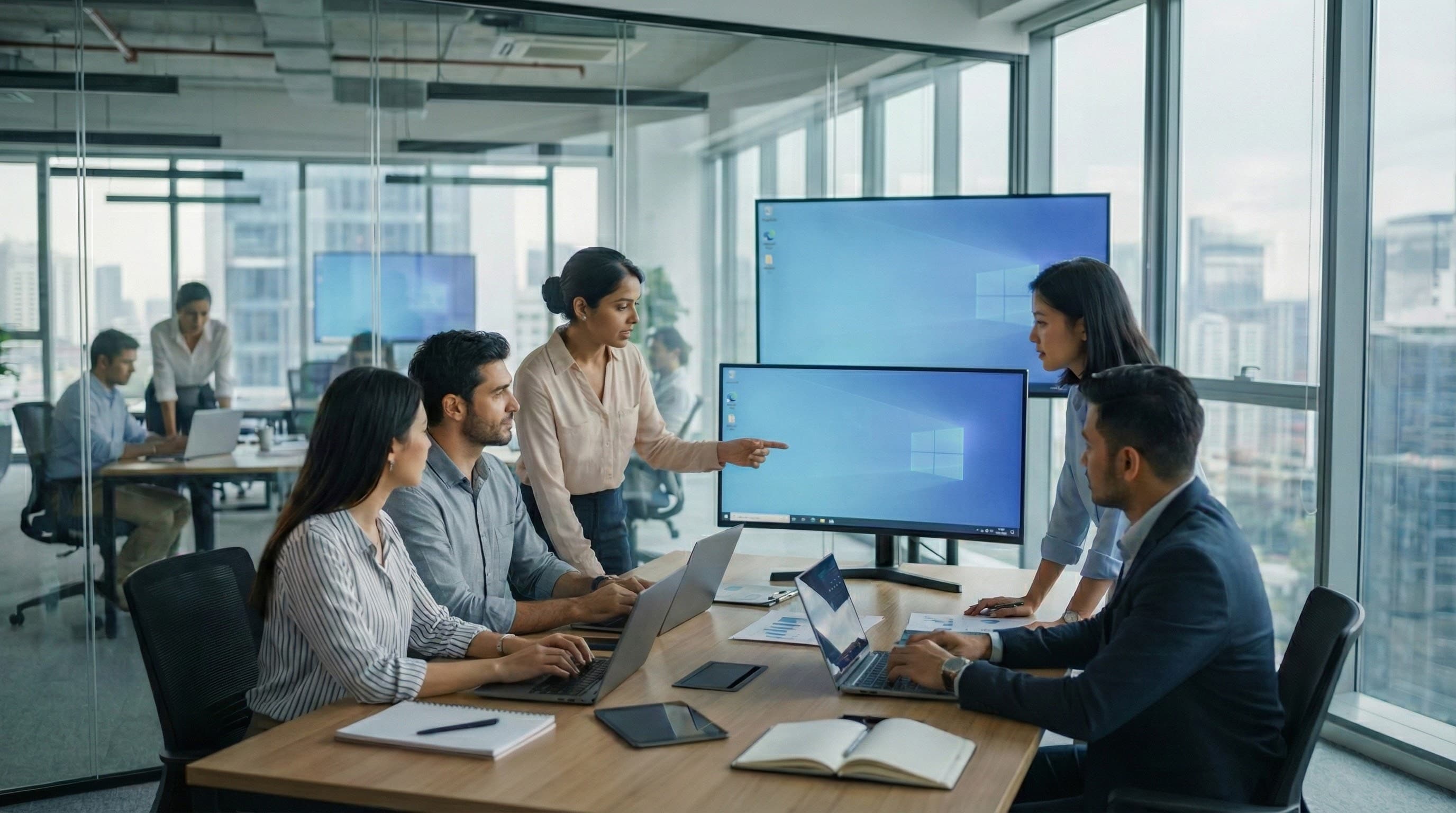 Startup team collaboration